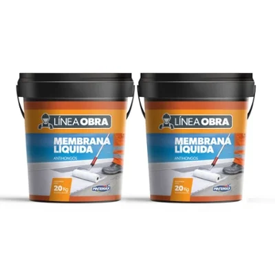 Combo Membrana L�quida L�nea Obra Pintemax 20+20 Color Ocre