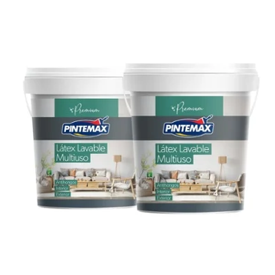 Combo 20+20lts Pintura L�tex Lavable Premium Pintemax