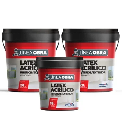 Combo L�tex Interior-Exterior Antihongos  20+20+10lts Pintemax