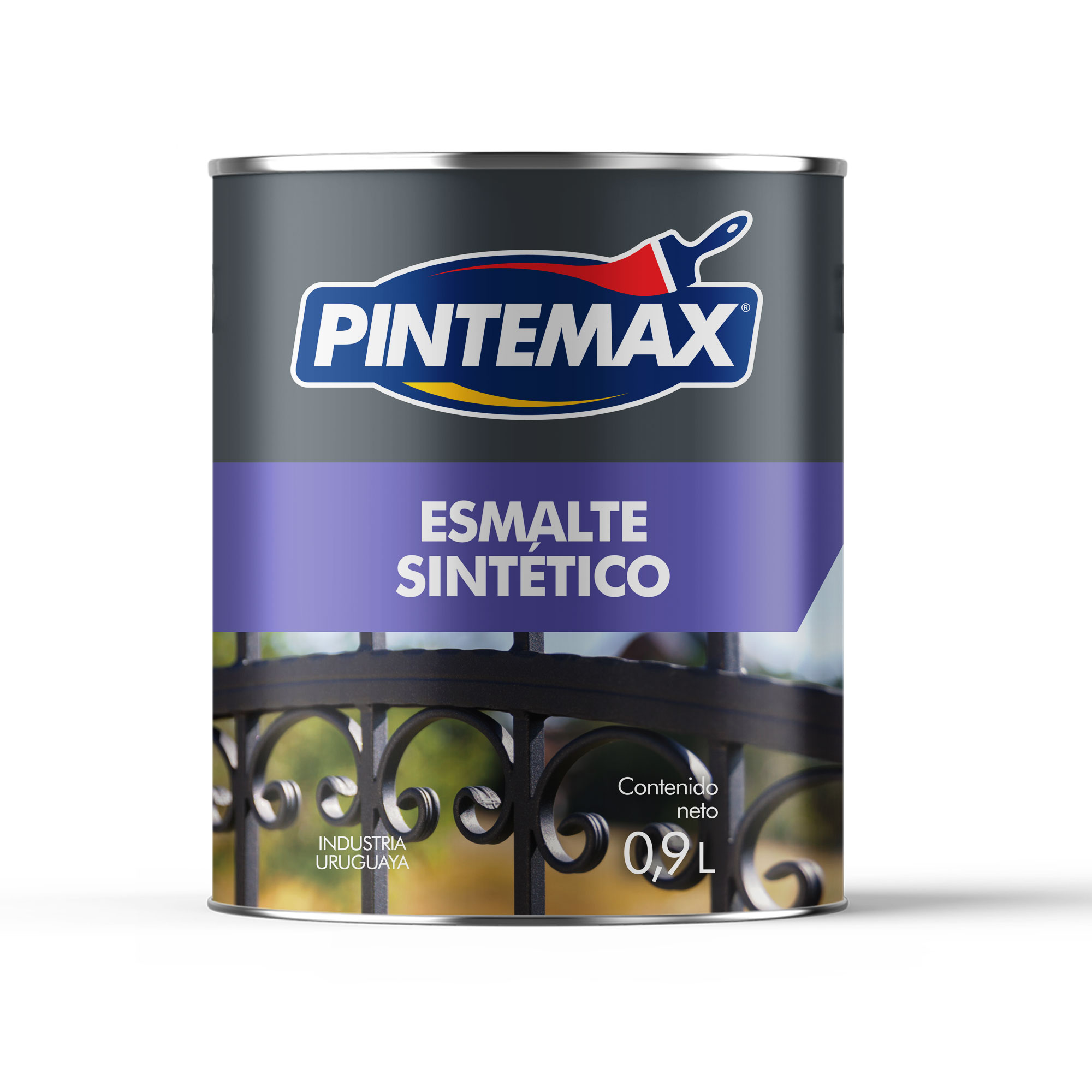 Lata de esmalte sintético Pintemax 0.9lt