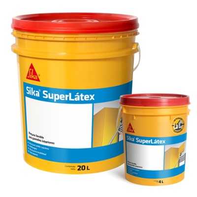 Combo pintura para interiores Sika SuperLatex 20+4 Lts