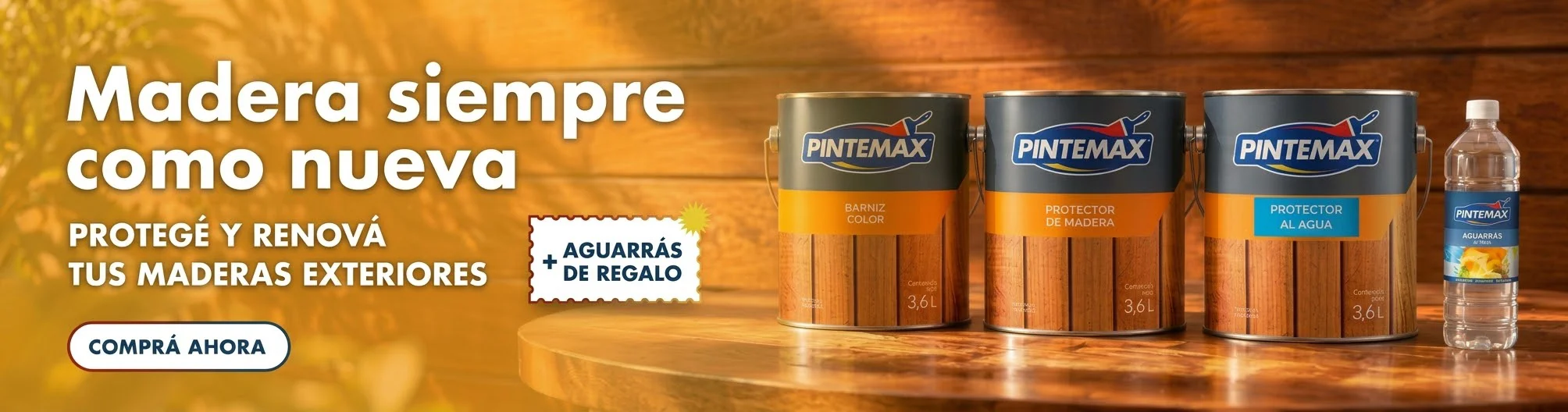 5-Banner protectores de madera PINTEMAX