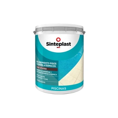 Recubrimiento para pisos y bordes at�rmicos de piscinas 4lts Color Blanco