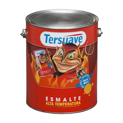 Esmalte Alta Temperatura color Aluminio 1/4Lt