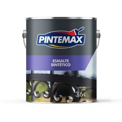 Esmalte Mate Sint�tico Negro Pintemax 3.6Lts