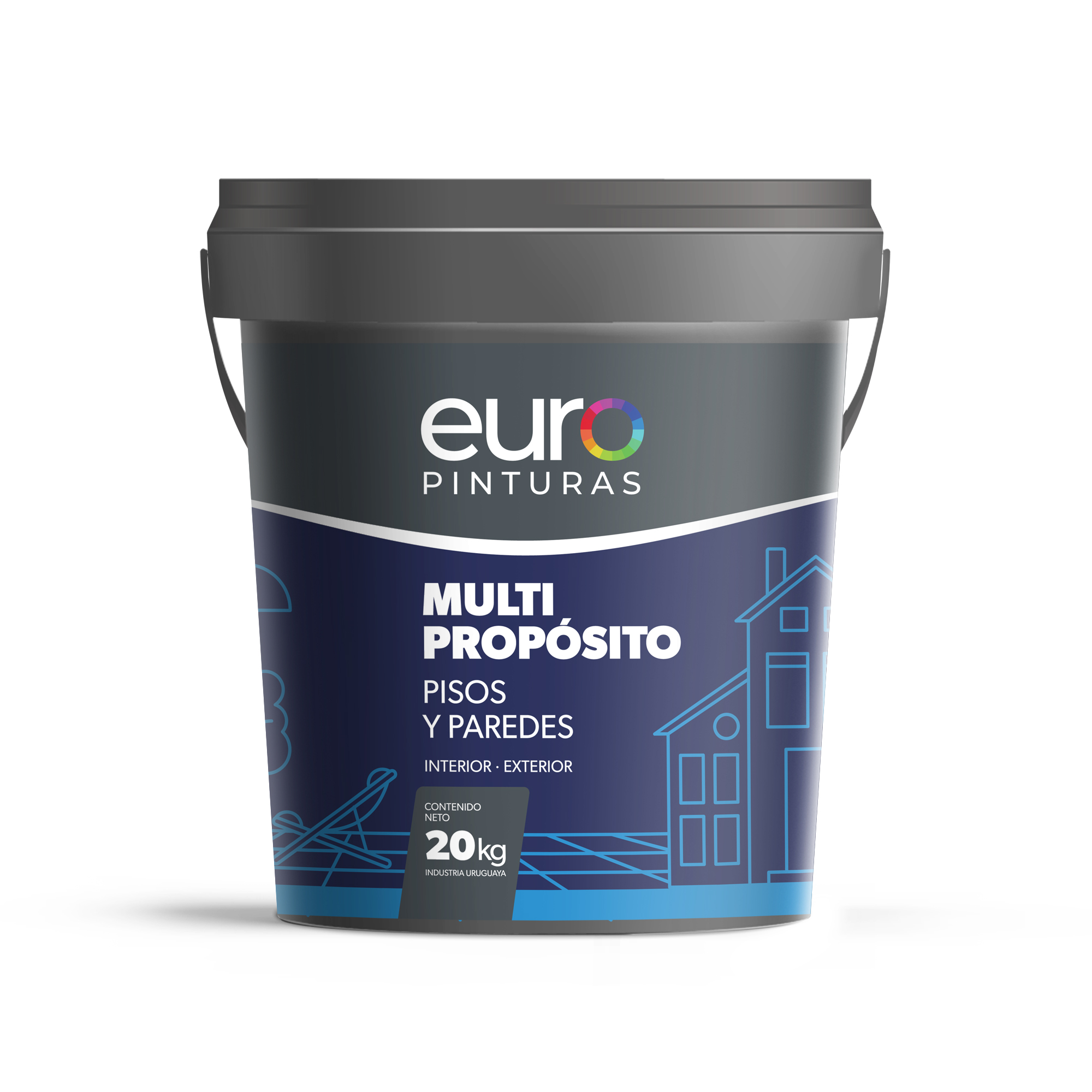Pintura para pisos Euro color Ladrillo 20kg