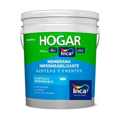 Membrana L�quida Inca l�nea Hogar 20kg colo Blanco