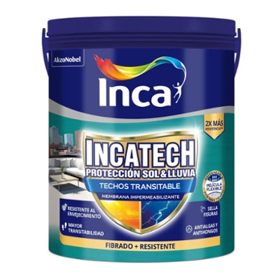 Membrana l�quida Incatech Techos Transitable Fibrado 20 Kg