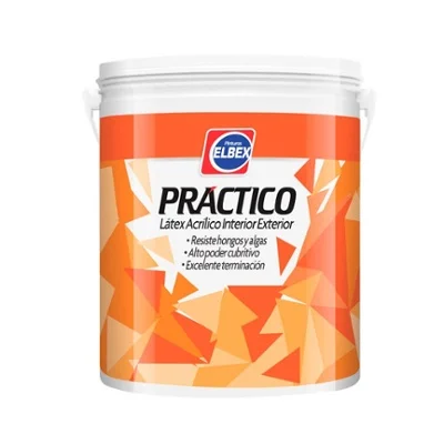 L�tex Interior/Exterior Pr�ctico Elbex 18lts