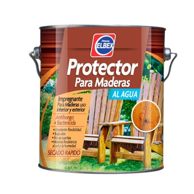 Protector de Madera al Agua Cristal Elbex 1Lt
