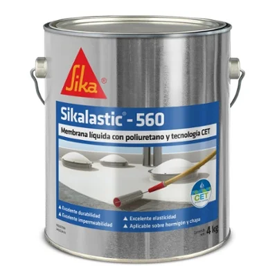 Membrana L�quida Con Poliuretano Sikalastic-560 Gris 4kg