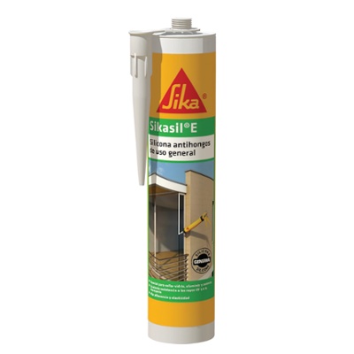 Silicona �cida transparente Sika Sikasil E 