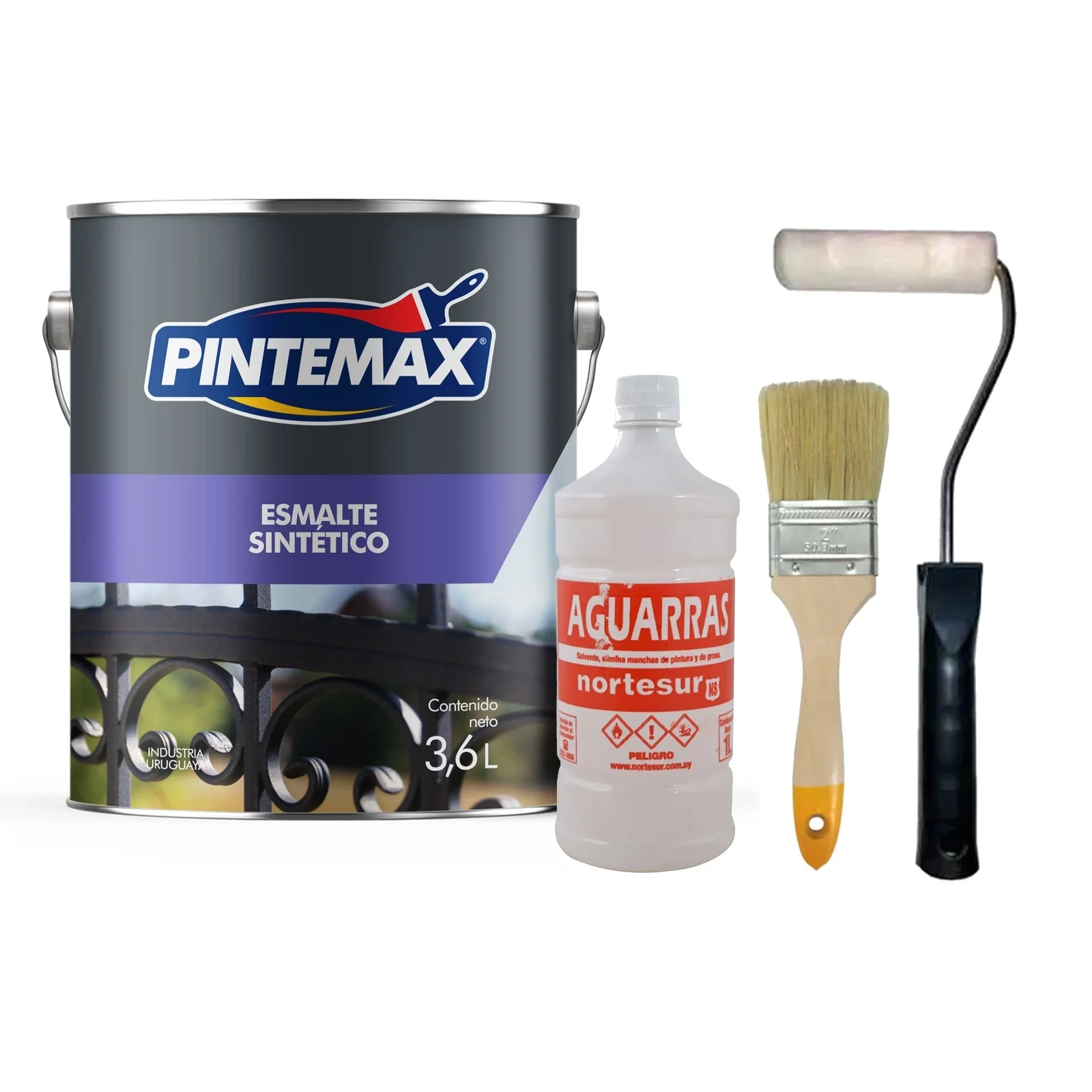 extra_image_preview_Esmalte_Satinado_Blanco-3.6-Pincel_2-Rodillo_Velour_10cm-1Lt_Aguarras_1_poster.jpg