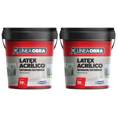 Combo L�tex Interior Exterior antihongos 20+20 lts. Pintemax