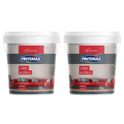Combo Pintura L�tex Premium Interior y Exterior Pintemax 20 + 20lts